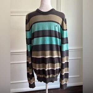 Hurley Men's Crewneck Sweater - Black, Brown, Blue